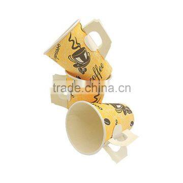 Disposable 7oz Paper Cup With Handle for Hot Drinking photo-3