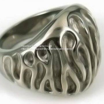 Titanium Steel Compasses Skull Ring For Boyfriend Jewelry photo-2