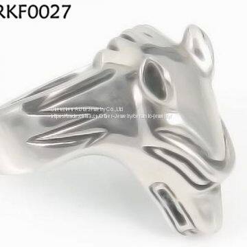Fashion Party Titanium Stainless Steel Men's Solomon Skull Ring photo-2