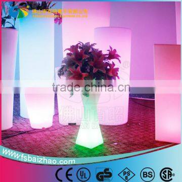 LED plastic home flower pot