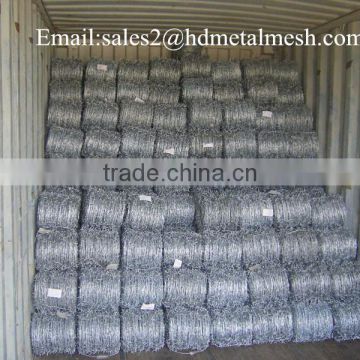 galvanized double twist barbed wire