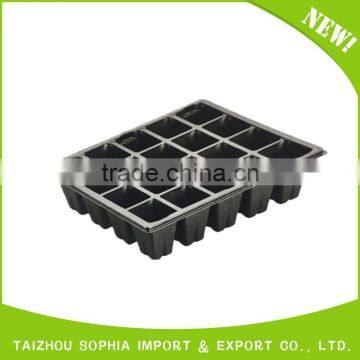 512 Cells Factory Price Plastic Seed Trays Black Nursery Trays photo-2