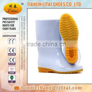 Cheap Oil Resistant PVC Boots /Have CE certificate food industrial working boot/white PVC boot for foodstuff