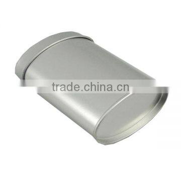 Chinese Factory Customized Unique Empty Oval Airtight Coffee Tin Box photo-3