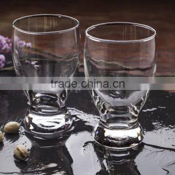 270ml clear glass cup for water and beverage