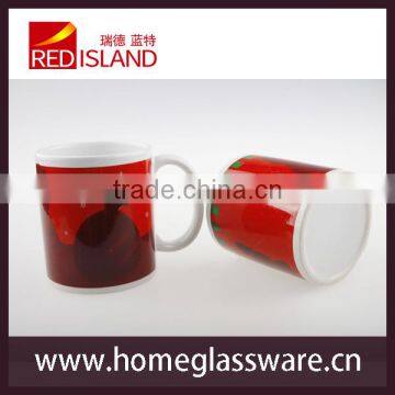 hotsale high-temp color changing mug for sale with christmas design