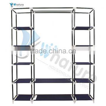 folding fabric Wardrobe, portable wardrobe for bedroom,canvan wardrobe