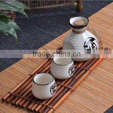 Haonai wholesale japanese sake set with customized printing