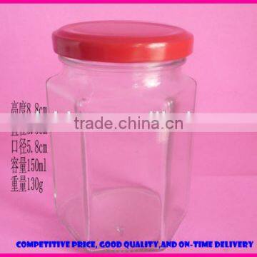 glass storage canister with metal lid,airtight glass canister,airtight sealing glass storage container