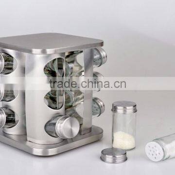 Hot Sale 12 Pieces Stainless Steel Magnetic Spice Container Set photo-2