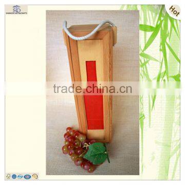 Modern Design Pattern Slid Single Bottle Wine Box photo-2