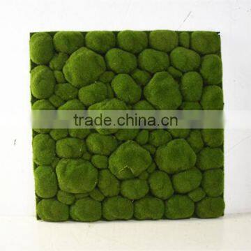 SJ141104 Grass moss mat for indoor/plastic natual grass mat