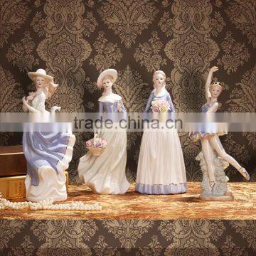 Classical Exquisite Elegance Porcelain Lady Figurine photo-6