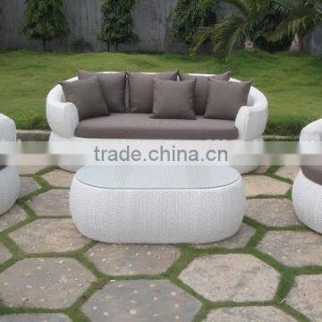 2014 Flat PE Rattan Outdoor Furniture Sofa Set photo-2