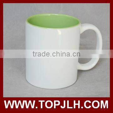 Colorful Inner Ceramic Sublimation Mug/white Blank Sublimation Coated Mug photo-3
