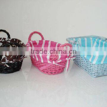 Handmade Wicker Empty Food Fruit Basket photo-2