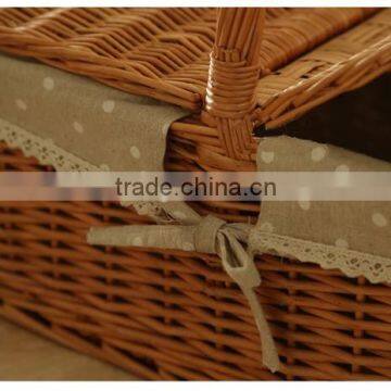 Cheap Wicker Woven Empty Picnic Baskets Wholesale photo-5