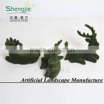 New Style Artificial Topiary Animal for Christmas Day Decoration