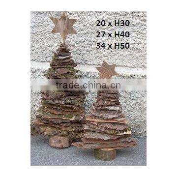Natural Wooden Hanging Christmas Ornaments Decoration photo-3