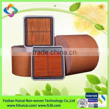 Nonwoven air filteration media fabric