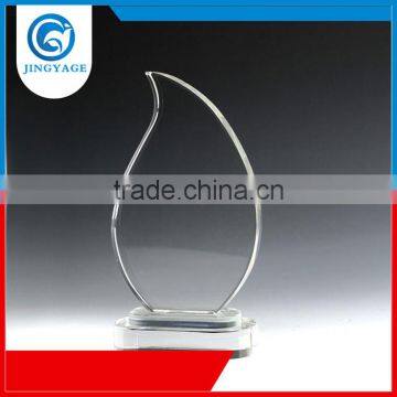 Jingyage trade assurance classic design fantasy flame jade trophy plaque