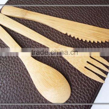 New style wood home goods dinnerware sets:spoon fork and knife