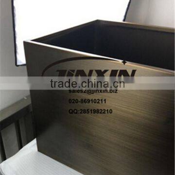 JINXIN Stainless Steel Planter Box Stainless Steel Flower Pot Antique Bronze Polish photo-4