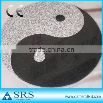 Chinese traditional pattern yin and yang granite mosaic medallion