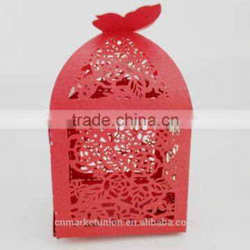Foldable Sweet Wedding Candy Box Romantic Paper Wedding Box