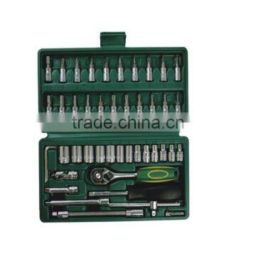 46pcs auto mechanics tools set automotive mechanic tools metric tool set