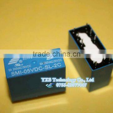 SMI-05VDC-SL-2C 5A 250VAC/30VDC 5V 8pin Relay 2 Group Conversion photo-2