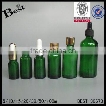 30ml Green Glass Bottle With Dropper Dropper Bottle 30ml Essential Oil Bottle photo-3
