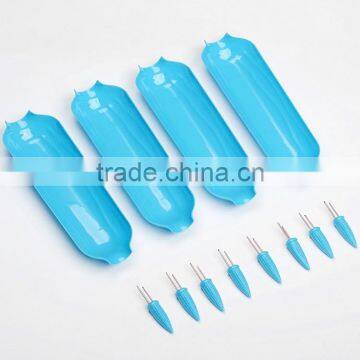 CH-4088 12-Pieces Plastic Corn Dishes With Corn Holders photo-3