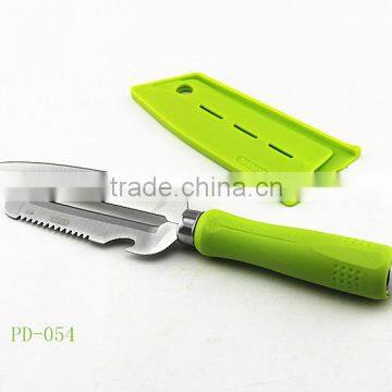 Hot sale best quality stainless steel vegetable peeler with cover PD-054