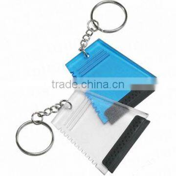 2017 fashionable keychain ice scraper/mini ice scraper/cheap ice scraper