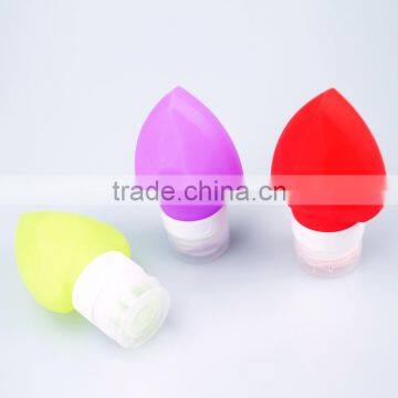 2017 Hot Sale Heart Shape Colorful Silicone Travel Package Bottles Set photo-4
