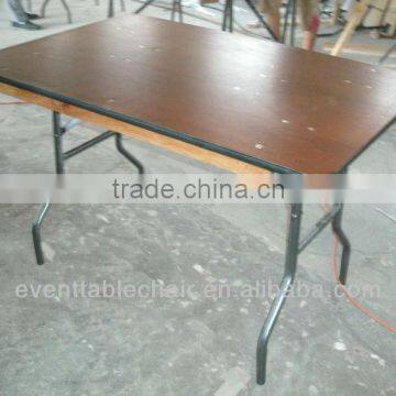 30*48 rect table plywood folding wooden table