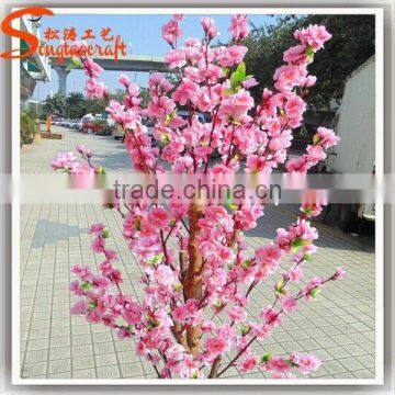 China Supplier Cheap Price Cherry Tree Home Decoration Plastic Artificial Cherry Blossom Tree photo-6