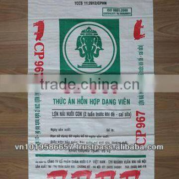 Animal feed with high quality printing PP woven bag