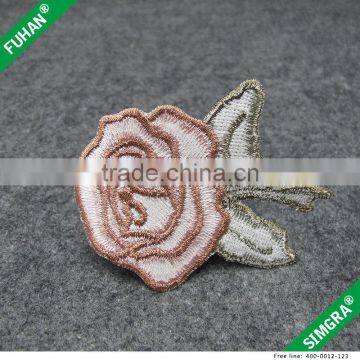 Iron-on DIY Embroidery Patches in Flower Shape for Clothing photo-3