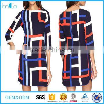 latest formal dress patterns for 2017 SS new collection ladies fashion factory in Guangdong