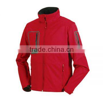Bonded Polyester Men Winter Clothing Waterproof Softshell Jacket For Wholesale photo-3