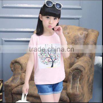 Beautiful Girl T-shirt Latest Fashion Long Top Design New Products 2016 photo-5