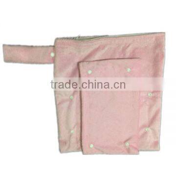 Double Zipper Baby Cloth Diaper Wetbag photo-3