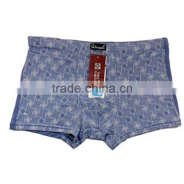 Free Size MenUnderwear Sexy Printing Bamboo Fabric Men Shorts Cheap Men Boxers photo-3