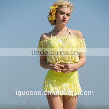 2015 Three Pieces Latest High Quality Sexy and Sweety Swimmingsuit Lacing Beachwear,bikini photo-2