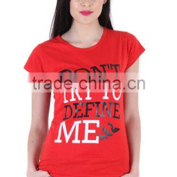 HAODUOYI Summer Woman Fashion O-neck T-shirts Street Style T-shirts Letter Print T-shirts for Wholesale photo-3