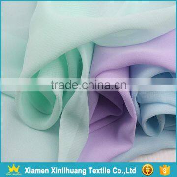 New Design Multi Color 75Dx75D 100% Polyester Dobby Georgette Dress Fabric photo-2