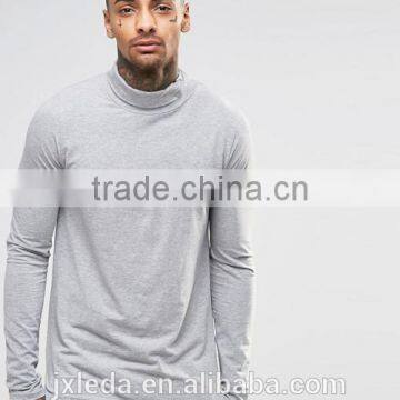 Long Sleeve Casual Street Top Wear, OEM Cheap Blank Sports Golf Gym T-shirt Men Wholesale photo-4
