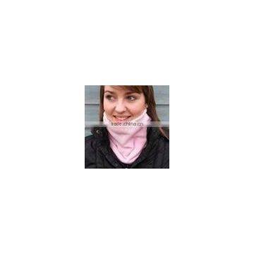 new lady pink fleece neck warmer